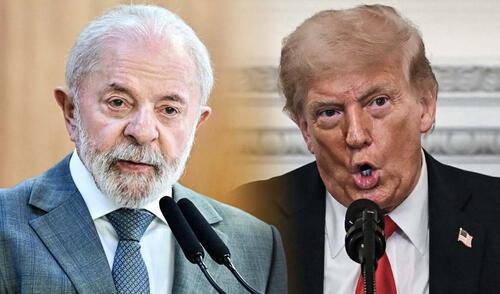 El presidente de Brasil, Luiz Inácio Lula da Silva, presentó el plan "Brasil Soberano". Foto: composición LR/AFP Lula anuncia ayuda a empresas brasileñas afectadas por el arancel del 50% impuesto por Donald Trump