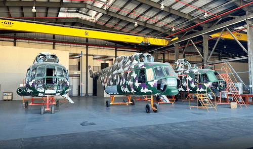 De los tres helicópteros cuya reparación se encuentra pendiente por parte de Milenium Veladi, dos son de apoyo de combate, imprescindibles en situaciones de amenazas a la Seguridad Nacional. Foto La República De los tres helicópteros cuya reparación se encuentra pendiente por parte de Milenium Veladi, dos son de apoyo de combate, imprescindibles en situaciones de amenazas a la Seguridad Nacional. Foto La República