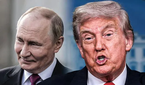 El Kremlin adelantó que la reunión contará con la presencia de cinco altos funcionarios de cada nación. Foto: Composición LR/AFP. Rusia confirma la agenda de la reunión entre Putin y Trump: "El tema central será el arreglo de la crisis ucraniana"