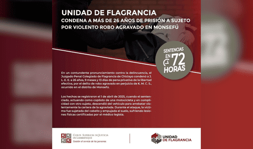 El hecho ocurrió el 1 de abril de 2025 en Monsefú. Fuente: Difusión. El hecho ocurrió el 1 de abril de 2025 en Monsefú. Fuente: Difusión.