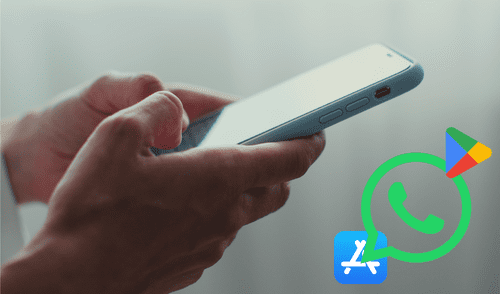 Puedes actualizar la app manualmente desde las apps store. Foto: Composición LR