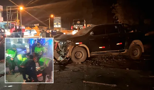 Accidente ocurrió en la carretera Panamericana Sur, a la altura del distrito de Oropesa, en Cusco. Foto: Composición LR /PNP