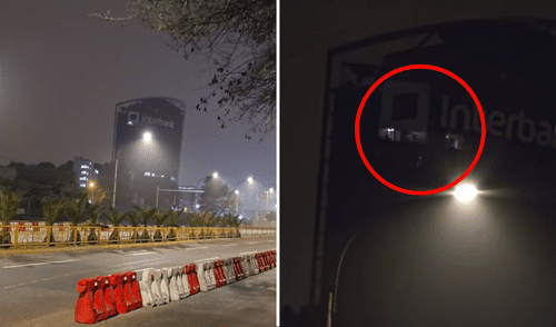 Supuesta 'actividad paranormal' en edificio de Interbank.