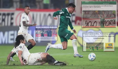 Medios de comunicación lapidan a la 'U' por la humillante goleada. Foto: Lr/Conmebol Medios de comunicación lapidan a la 'U' por la humillante goleada