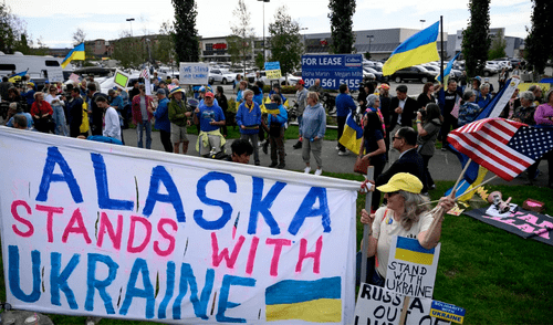Manifestantes de Alaska rechazaron la llegada de Vladímir Putin para cumbre con Trump.