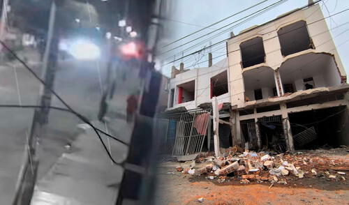 Las cámaras de seguridad de la zona captaron el preciso instante del incidente. Foto: Composición LR