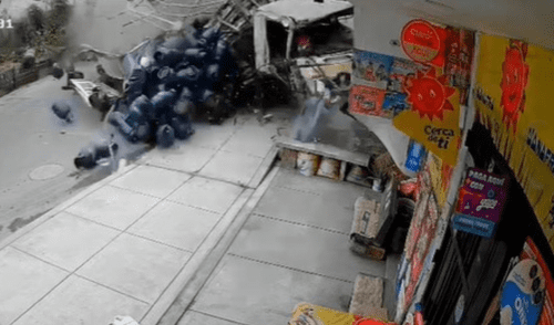 Nuevo accidente en Pasamayito. Foto: Captura de Canal N Nuevo accidente en Pasamayito. Foto: Captura de Canal N