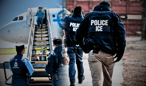 ICE deporta a presunto líder de la pandilla Calle 18 acusado de cometer crímenes violentos en Honduras.