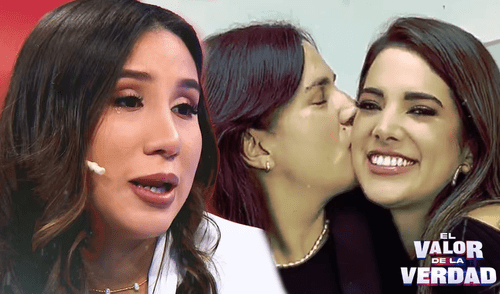Samahara Lobatón en 'El valor de la verdad'. Foto: composición LR/difusión/Panamericana Suheyn Cipriani y Samahara Lobatón