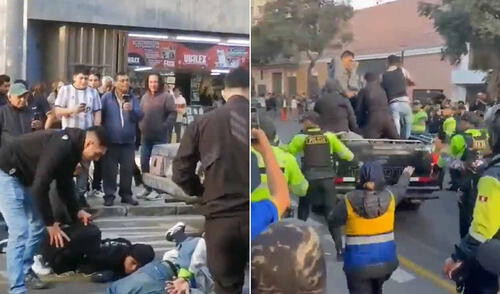 El impactante video de la balacera en el Centro de Lima: transeúntes exigen sanciones severas para delincuentes en avenida Abancay