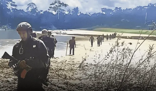 Entre 2023 y 2025, en el gobierno de Boluarte, el presupuesto contra la minería ilegal subió 1,98%, y contra las protestas sociales, 63,74%. Foto: La República Entre 2023 y 2025, en el gobierno de Boluarte, el presupuesto contra la minería ilegal subió 1,98%, y contra las protestas sociales, 63,74%. Foto: La República