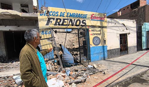 Atentado afectó viviendas y negocios, algunos quedaron inhabitables. Foto: Yolanda Goicochea - La República. Atentado afectó viviendas y negocios, algunos quedaron inhabitables. Foto: Yolanda Goicochea - La República.