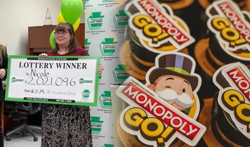 Nicole ganó jugando el Monopoly Progressive Jackpots.