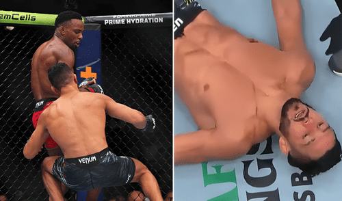 Aaron Pico terminó inconsciente luego de hacer su debut en UFC. Aaron Pico terminó inconsciente luego de hacer su debut en UFC.