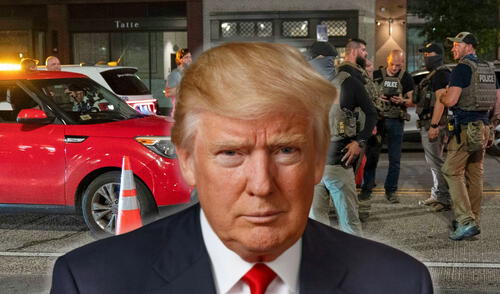 Operativo en Washington DC por órdenes de Donald Trump.