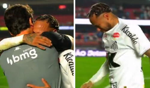 Neymar volvió al Santos en febrero de este 2025. Foto: composición de LR/captura de Globo Esporte