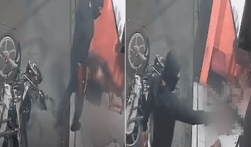 Videos de seguridad muestran el momento del ataque con armas largas en Ecuador. Videos de seguridad muestran el momento del ataque con armas largas en Ecuador.