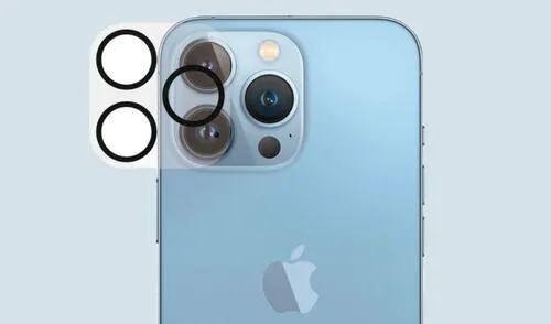 Así luce un protector de cámara para iPhone. Foto: K-tuin