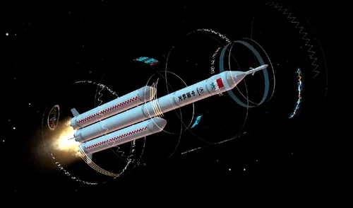 El Long March-10 busca ser el cohete más potente de China de cara a sus misiones en la Luna.