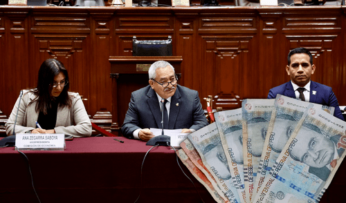 De izquierda a derecha: Ana Zegarra (Vicepresidenta), Víctor Flores (Presidente) y Elvis Vergara (secretario). Foto: composición LR/Congreso Retiro AFP