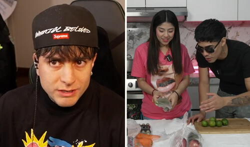 Streamer peruano Diealis sorprendido por visita de Cañita a su casa