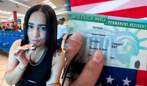 Joven latina ingresa a Estados Unidos con Green Card vencida sin termina arrestada en aeropuerto.