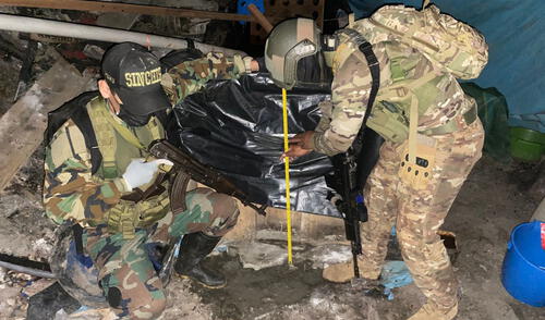 Otra operación militar-policial en el Vraem permitió destruir laboratorios y droga.