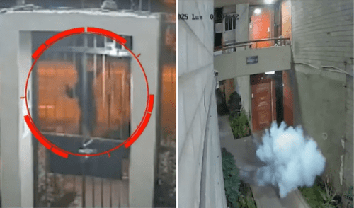 Sujetos detonan explosivo en condominio de Cercado de Lima.