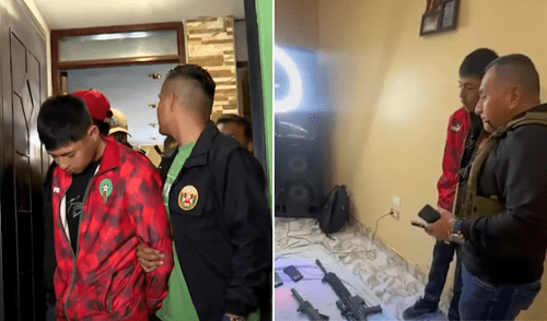 Cae alias 'Piraña' con armas que pertenecerían a 'El Monstruo'. Foto: Composición LR Cae alias 'Piraña' con armas que pertenecerían a 'El Monstruo'.