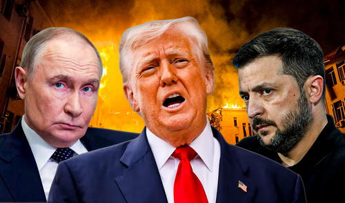 Vladímir Putin no pensaría en un cese al fuego antes de reunirse con Volodímir Zelenski y Donald Trump.