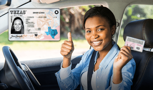 Las nuevas licencias de conducir en Texas están hechas de un material de policarbonato para prevenir clonaciones.