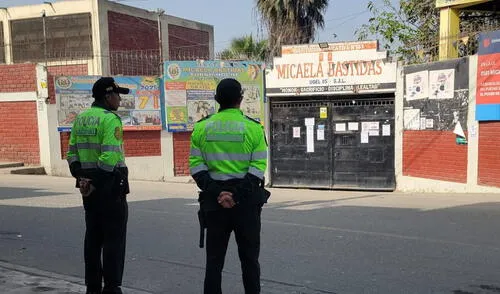 Colegio Micaela Bastidas en San Juan de Lurigancho amenazado por la Banda del Loco Aroni