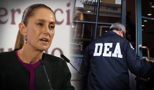 La presidenta de México negó cualquier vínculo con la DEA, pese a comunicado que confirmaba el trabajo en conjunto.