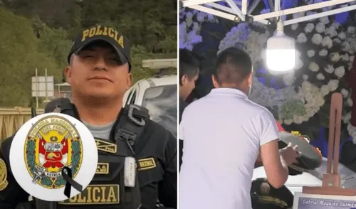 El cuerpo de Maguiña Guzmán fue velado por sus familiares. Foto: Composición LR