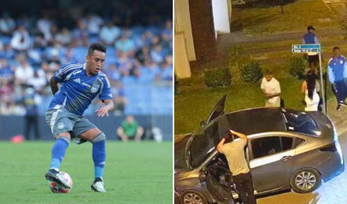 Christian Cueva volvió a jugar con Emelec en la reciente victoria tras superar su lesión. Foto: composición LR Christian Cueva volvió a jugar con Emelec en la reciente victoria tras superar su lesión