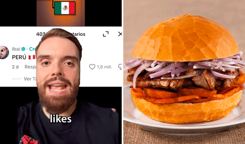 Ibai destacó el apoyo incondicional de los peruanos al pan con chicharrón