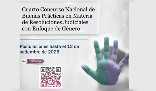 Se premiarán resoluciones en dos categorías: violencia de género e igualdad de género.