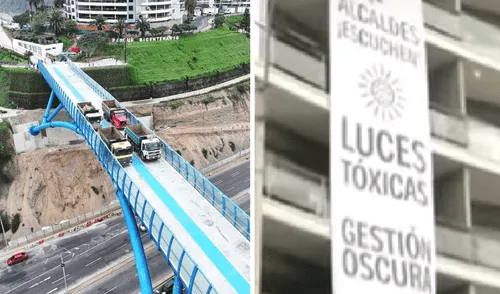 Inauguran puente entre Barranco y Miraflores entre protestas vecinales