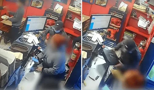 Delincuentes asaltan pollería en Barranco.