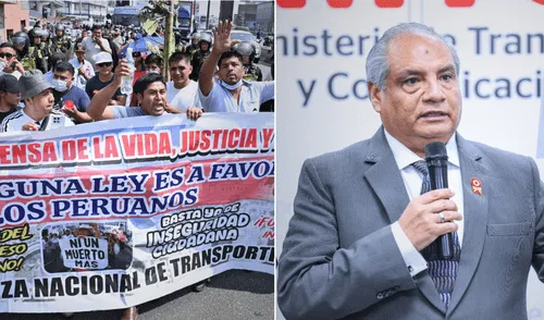 Ministro César Sandoval minimiza paro de transportistas este 21 de agosto