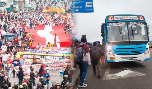 Si con el actual paro de transportistas no se llega a un acuerdo, los gremios advierten un paro nacional indefinido para el próximo mes. Foto: Composición LR Si con el actual paro de transportistas no se llega a un acuerdo, los gremios advierten un paro nacional indefinido para el próximo mes. Foto: Composición LR