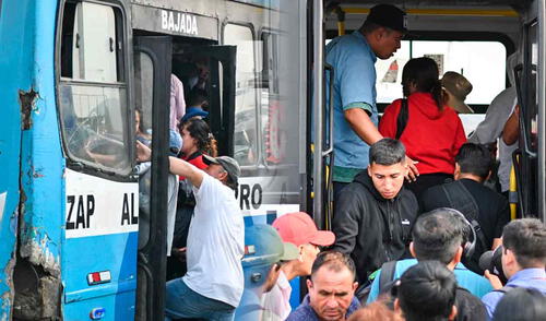 Combis y colectivos suben el precio de pasajes en Puente Nuevo ante paro de transportistas: "S/2 más de lo normal"