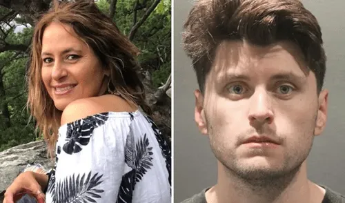 La maquilladora de televisión Travis Renee Baldwin, de 57 años, fue asesinada por su hijo Logan Chrisinger, de 27. La maquilladora de televisión Travis Renee Baldwin, de 57 años, fue asesinada por su hijo Logan Chrisinger, de 27.