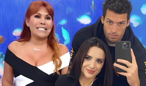 Magaly Medina tachó de "telenovela" el supuesto romance entre Rosángela Espinoza y Patricio Parodi, insinuando que es solo una estrategia televisiva. Magaly Medina tachó de "telenovela" el supuesto romance entre Rosángela Espinoza y Patricio Parodi, insinuando que es solo una estrategia televisiva