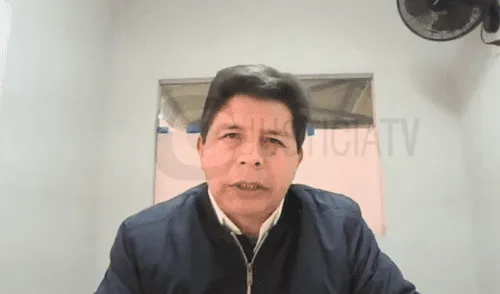 Pedro Castillo se pronunció durante la audiencia de apelación de prisión preventiva. Foto: Composición/LR Pedro Castillo