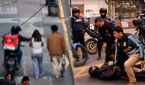 Taxista cierra el paso a delincuentes que robaron celulares y facilita su captura en el Cercado de Lima: se hacían pasar por deliverys
