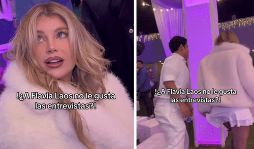 Flavia Laos sorprende al rechazar entrevista en cumpleaños de streamer Zully