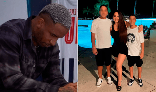 Jefferson Farfán y Melissa Klug tienen dos hijos, Adriano y Jeremy de 17 y 11 años aproximadamente. Foto: Composición LR/Instagram. Jefferson Farfán y Melissa Klug tienen dos hijos, Adriano y Jeremy, de 17 y 11 años aproximadamente.