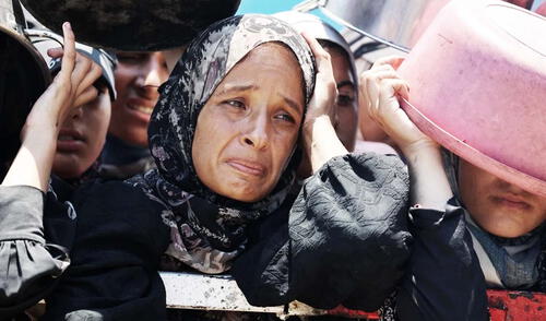 La crisis humanitaria en Gaza afecta especialmente a niños y mujeres, con cifras alarmantes de desnutrición. Foto: AFP La ONU declara hambruna en Gaza: más de medio millón de personas al borde de la muerte mientras crecen amenazas de Israel