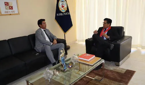 Se acordó implementar iniciativas conjuntas que agilicen el servicio de justicia. Fuente: Difusión. Se acordó implementar iniciativas conjuntas que agilicen el servicio de justicia. Fuente: Difusión.